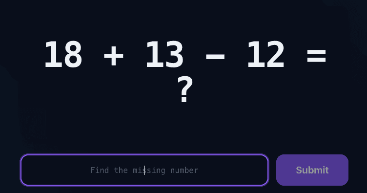 Find the Unknown