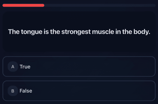 True or False