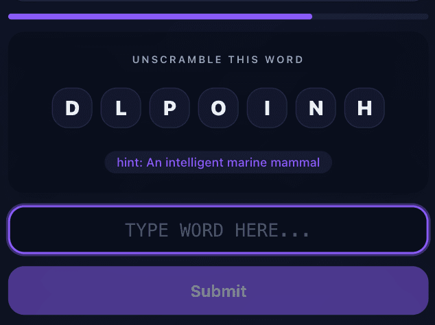 Word Scramble